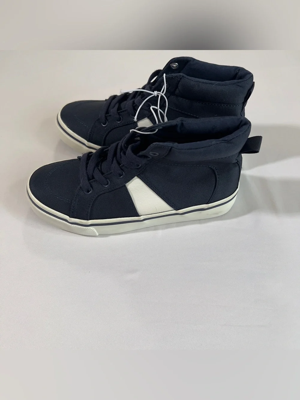 Old Navy Navy Canvas High-Top Sneakers for Kids